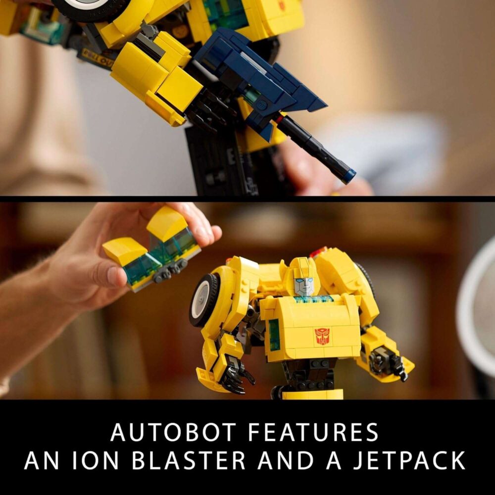 LEGO Icons Transformers Bumblebee Action Figure - Image 5