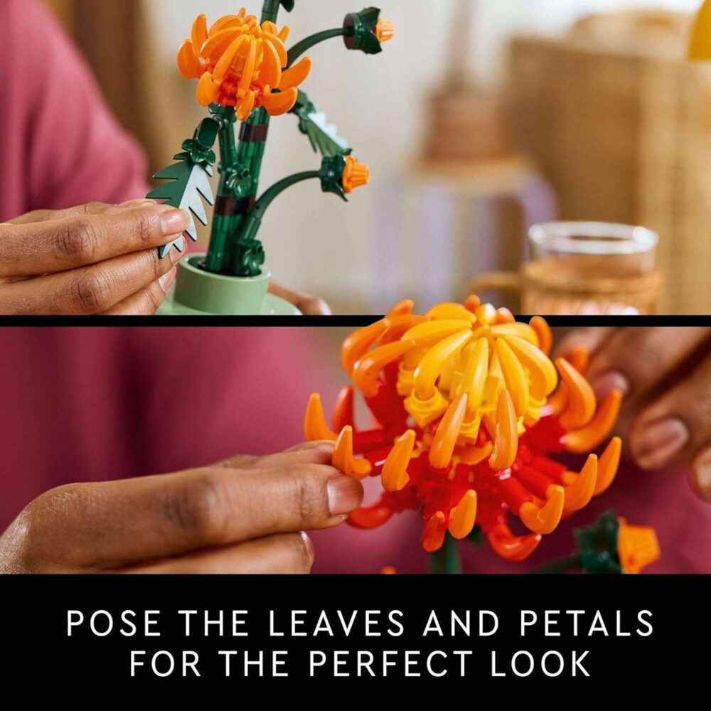 LEGO Botanicals Chrysanthemum Building Set - Image 5