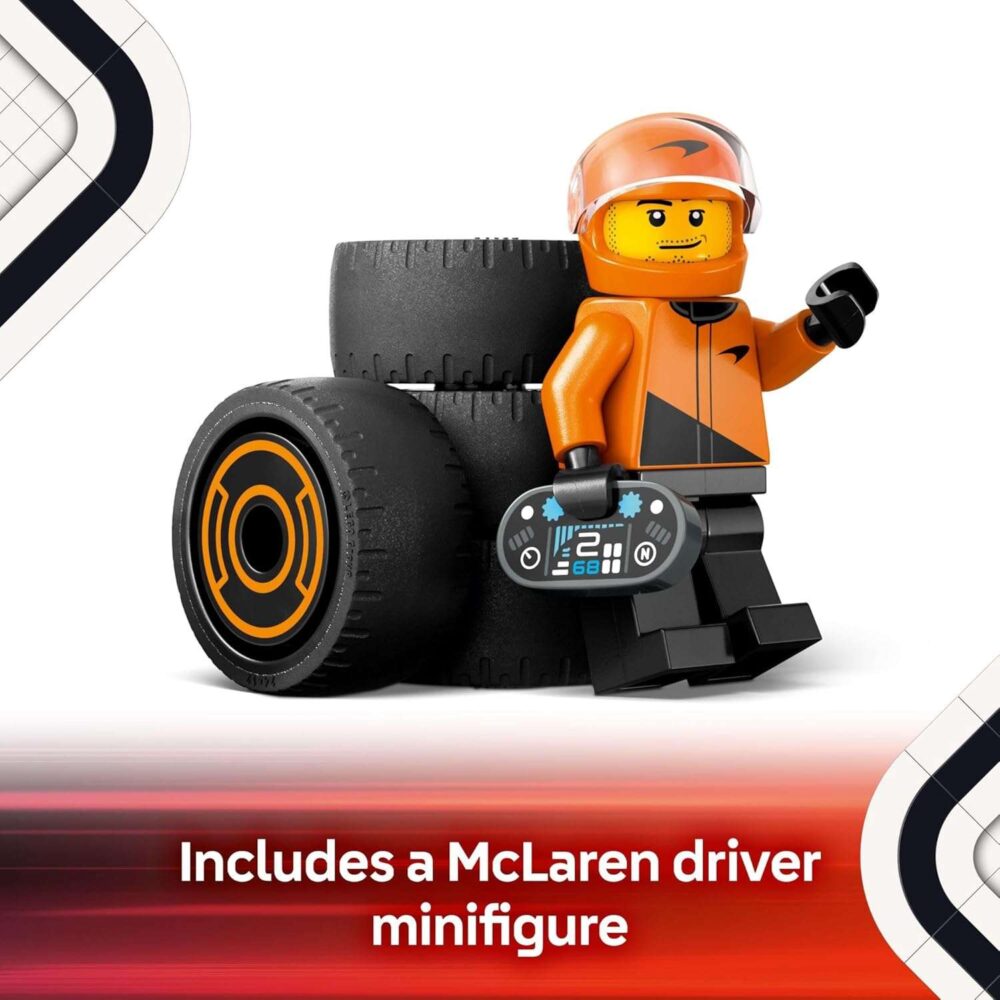 LEGO City F1 Driver with McLaren Race Car Toy - Image 5
