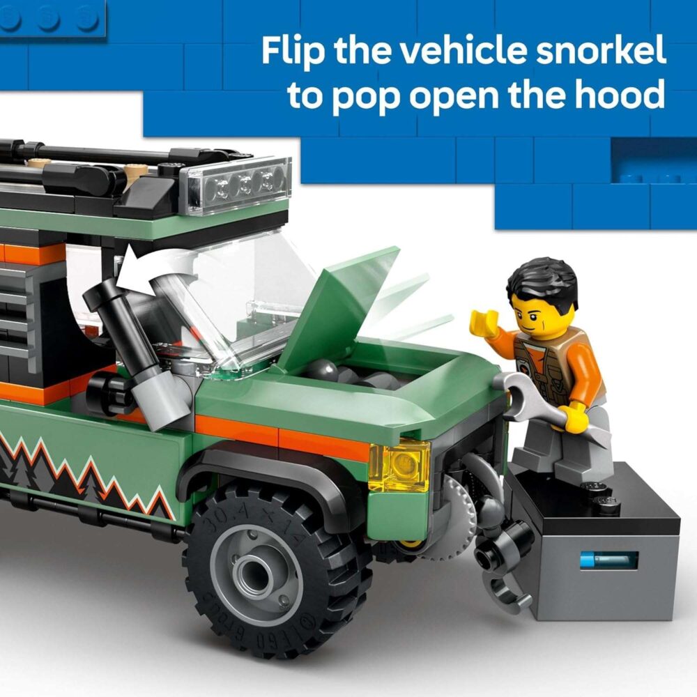 LEGO City Off-Road 4x4 Mountain Truck Toy - Image 5