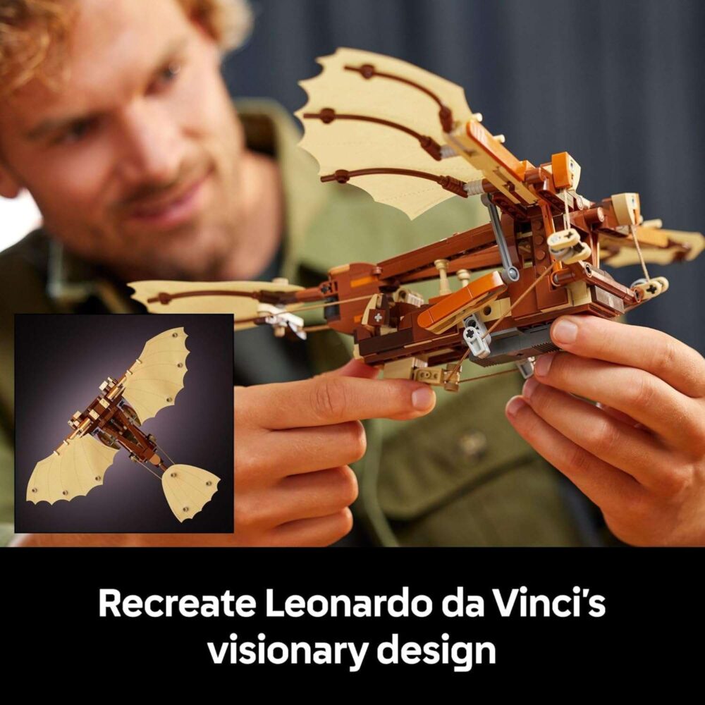 LEGO Icons Leonardo da Vinci's Flying Machine DIY Kit - Image 5