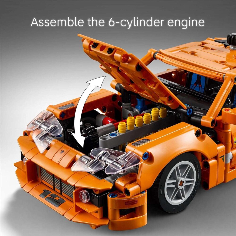 LEGO Technic Fast and Furious Toyota Supra MK4 Building Kit - Image 5
