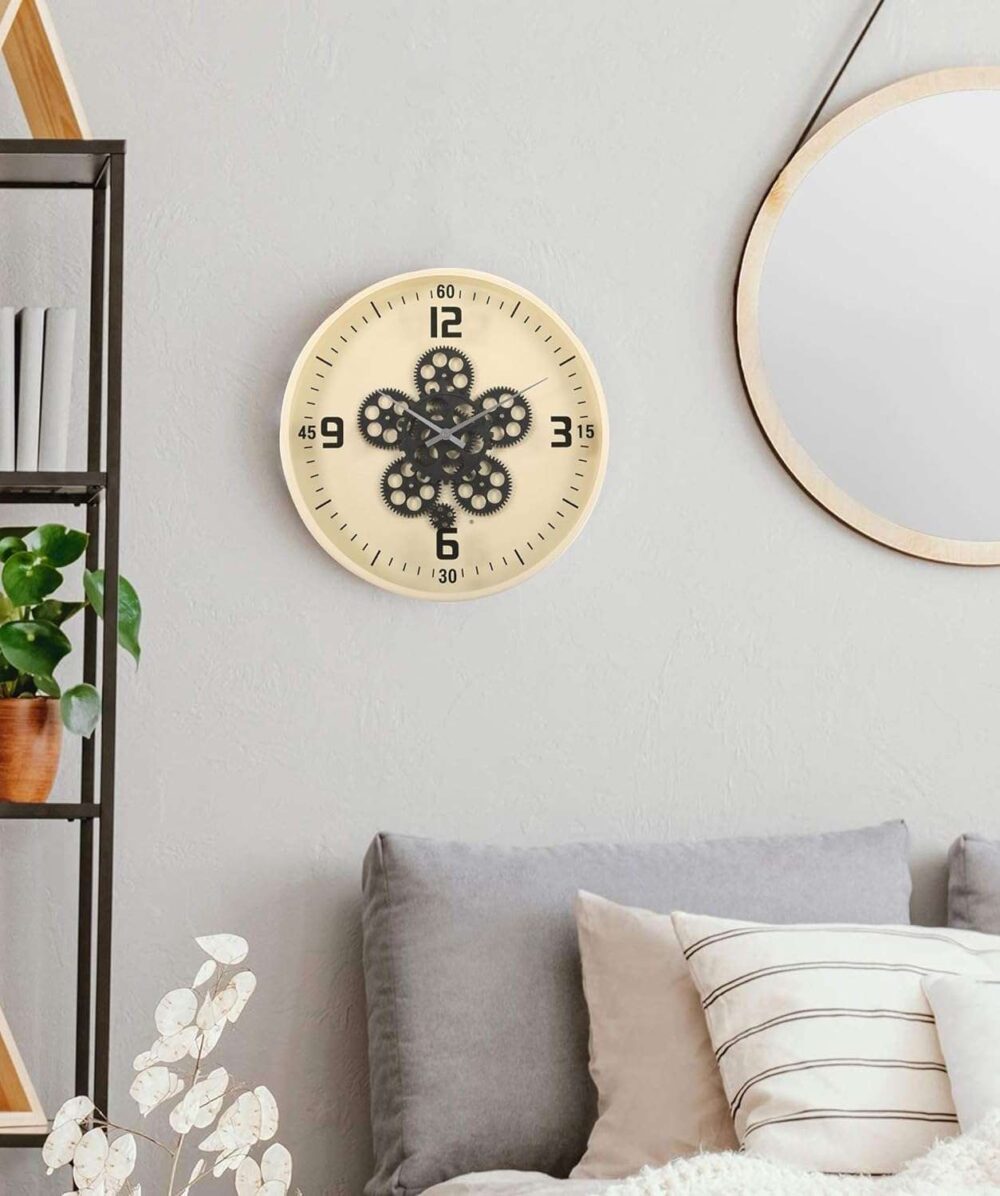 Delightful Décor Real Moving Gear Wall Clock - Image 5