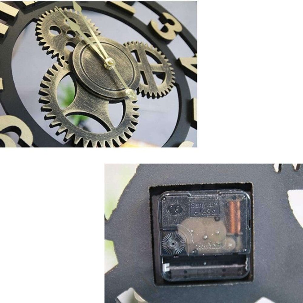 Glzcy00 Noiseless Silent Gear Wall Clock - Image 5