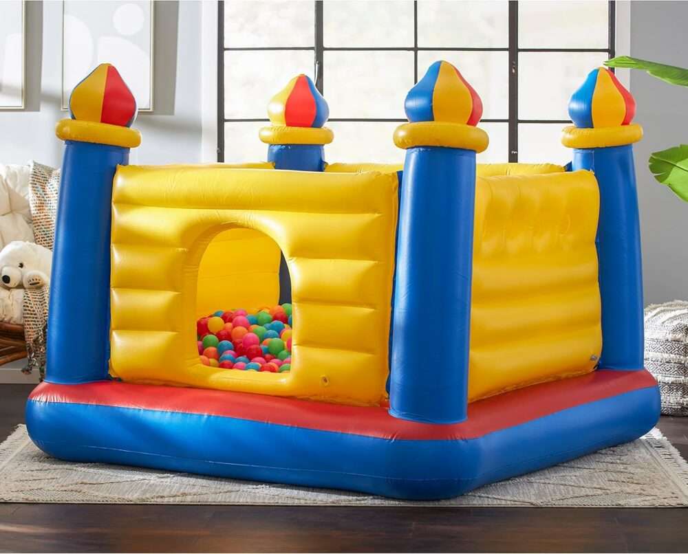 Intex Inflatable Colorful Jump-O-Lene Castle Bounce House - Image 5