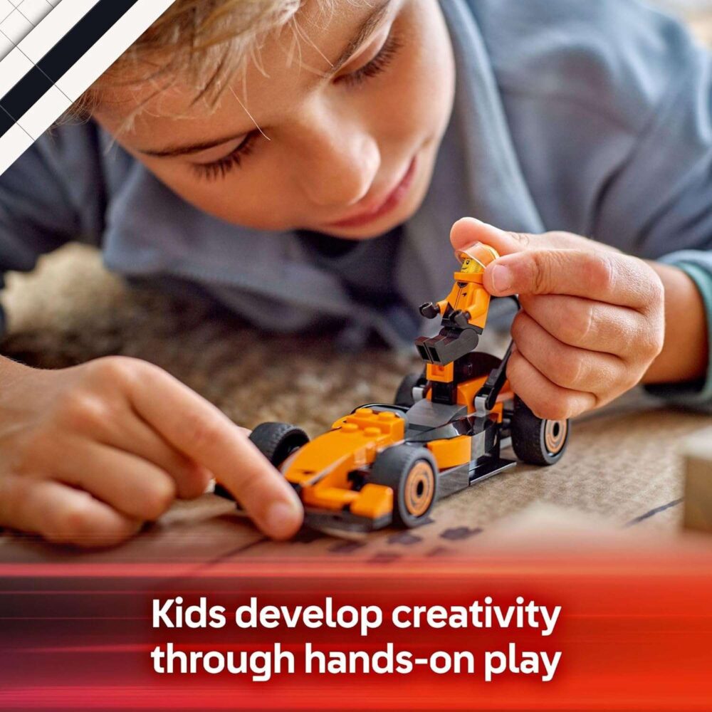 LEGO City F1 Driver with McLaren Race Car Toy - Image 6