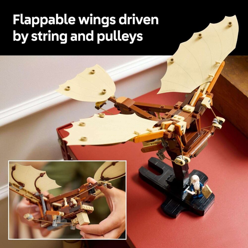 LEGO Icons Leonardo da Vinci's Flying Machine DIY Kit - Image 6
