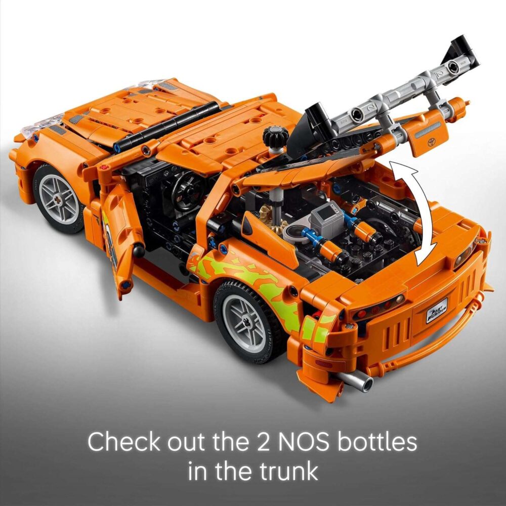 LEGO Technic Fast and Furious Toyota Supra MK4 Building Kit - Image 6