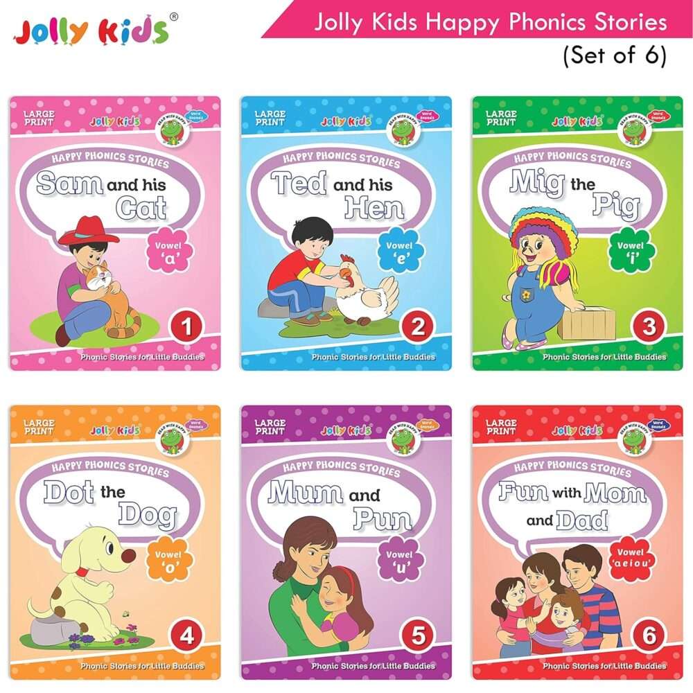 Jolly Kids - Read With Happy Phonics Stories - Assorted - Image 2