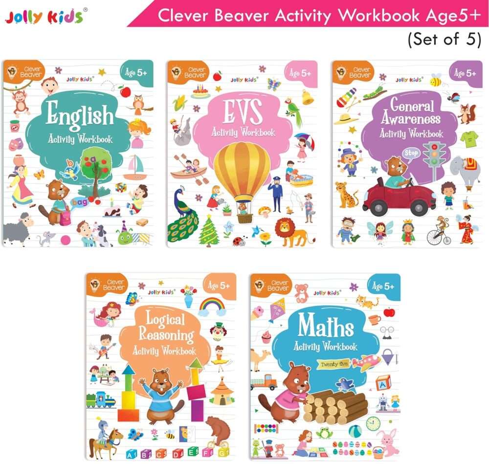 Jolly Kids - Clever Beaver Early Learning Activities Workbooks - Ages 5+ - Image 2
