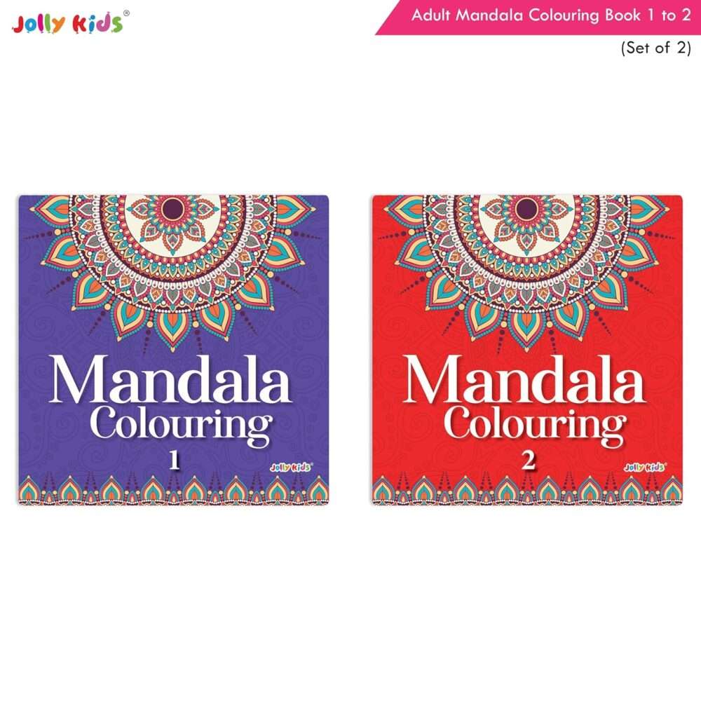 Jolly Kids - Adults Mandala Colouring Books - Assorted - Image 2