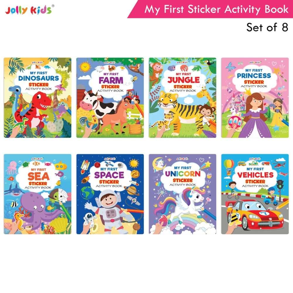 Jolly Kids - My First Sticker Activity Book - Assorted - Image 2