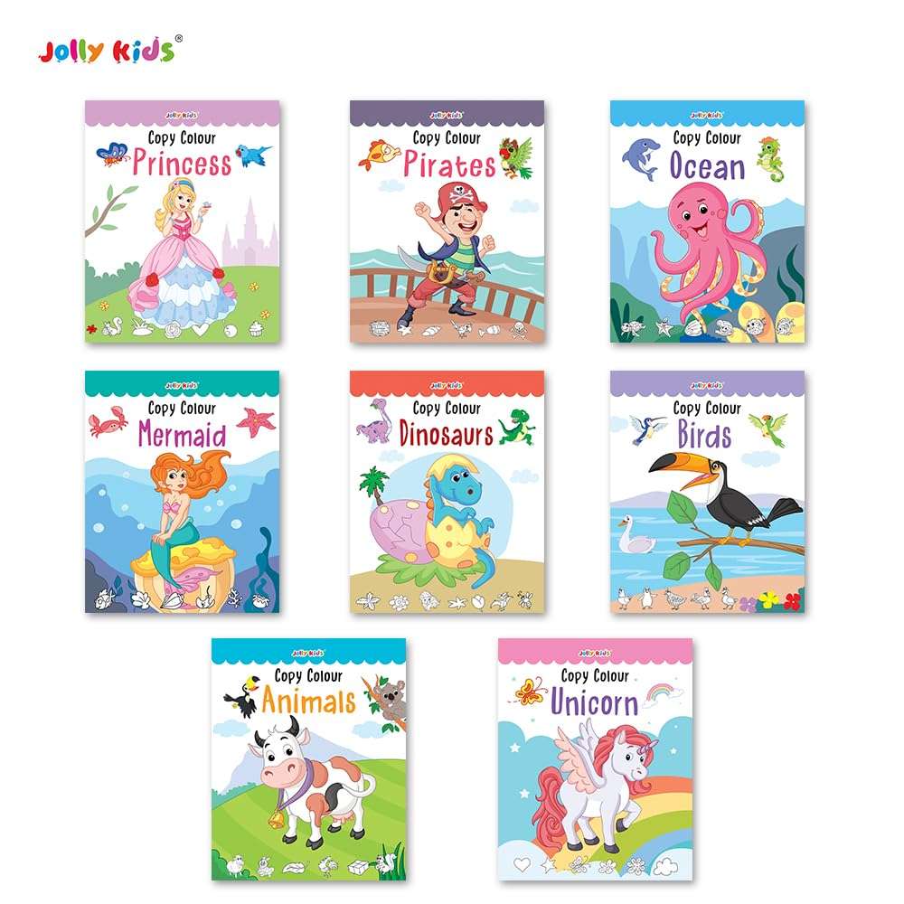 Jolly Kids - Copy Colour Book - 18 Pages - Image 2