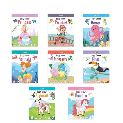 Jolly Kids - Copy Colour Book - 18 Pages