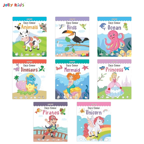 Jolly Kids - Copy Colour Theme Book - 32 Pages