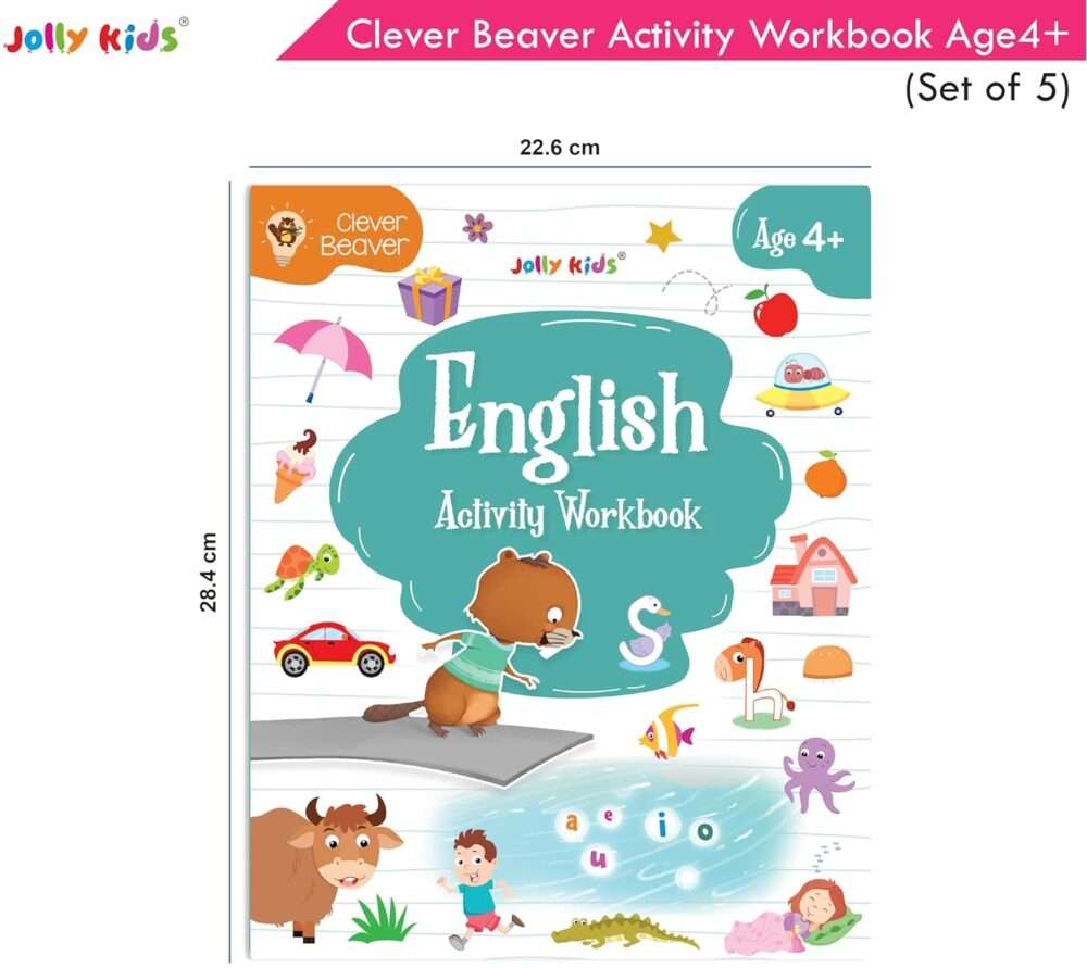 Jolly Kids - Clever Beaver Activities Workbooks - Ages 4+ - Image 3