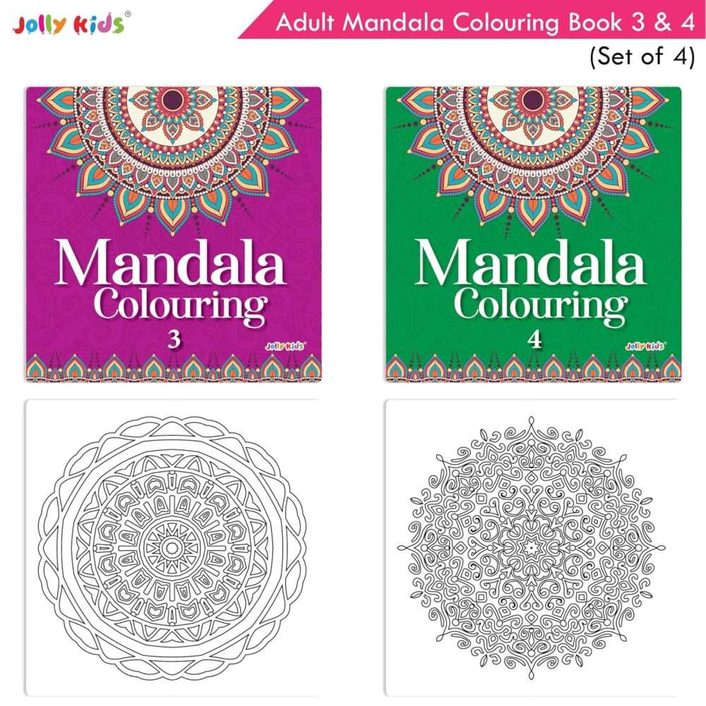 Jolly Kids - Adults Mandala Colouring Books - Assorted - Image 11