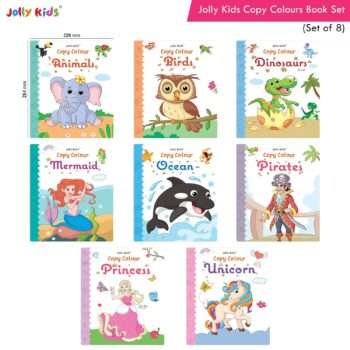 Jolly Kids - Copy Colour Theme Book - 32 Pages