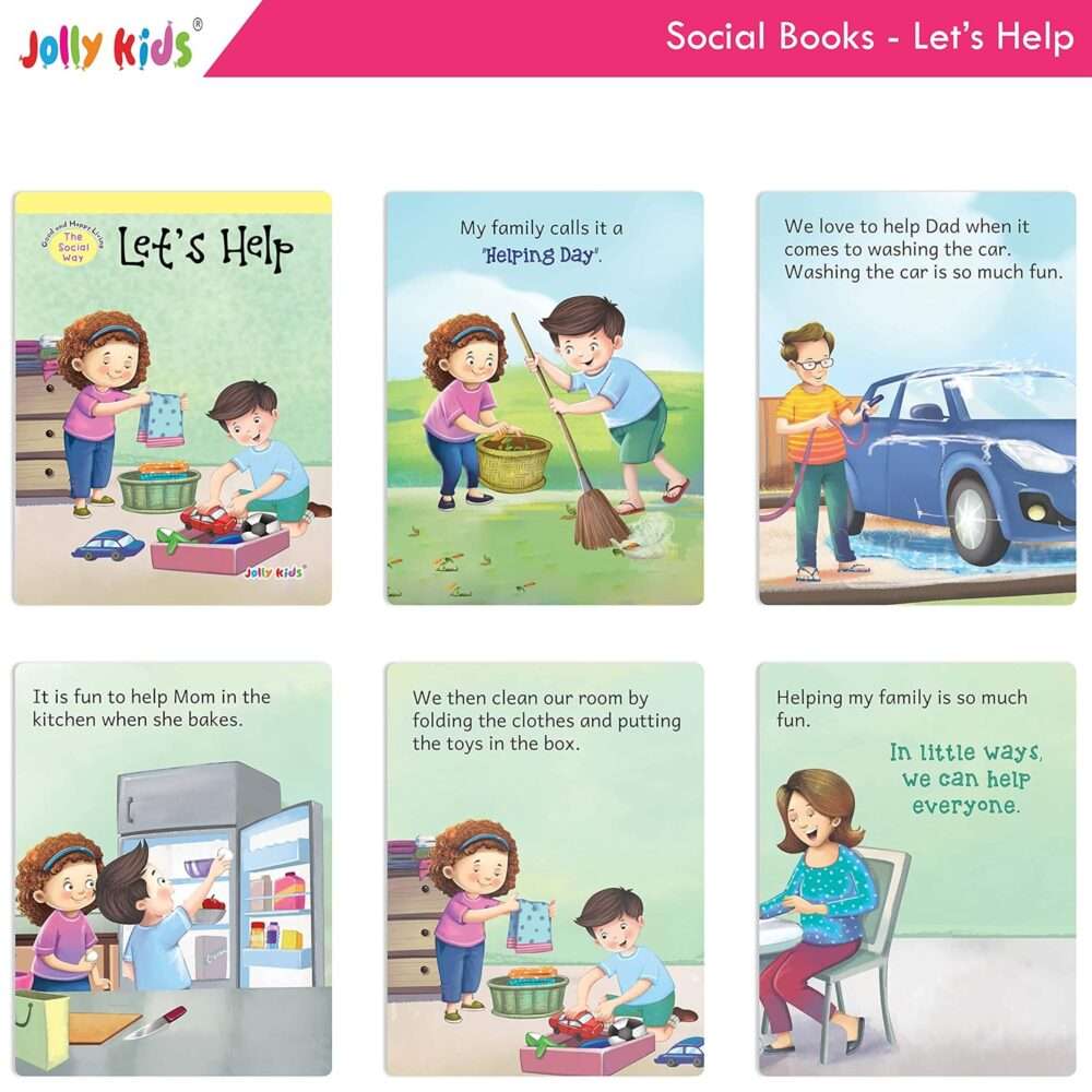 Jolly Kids - Good & Happy Living The Social Way Short Stories Books - Assorted - Image 4