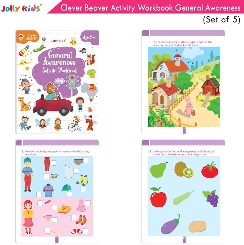 Jolly Kids - Clever Beaver Early Learning Activities Workbooks - Ages 5+ - Image 4
