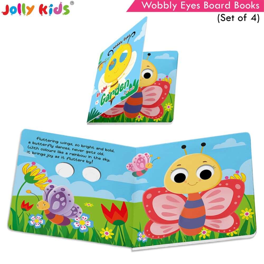 Jolly Kids - Wobbly Eyes Board Books - Assorted - Image 4
