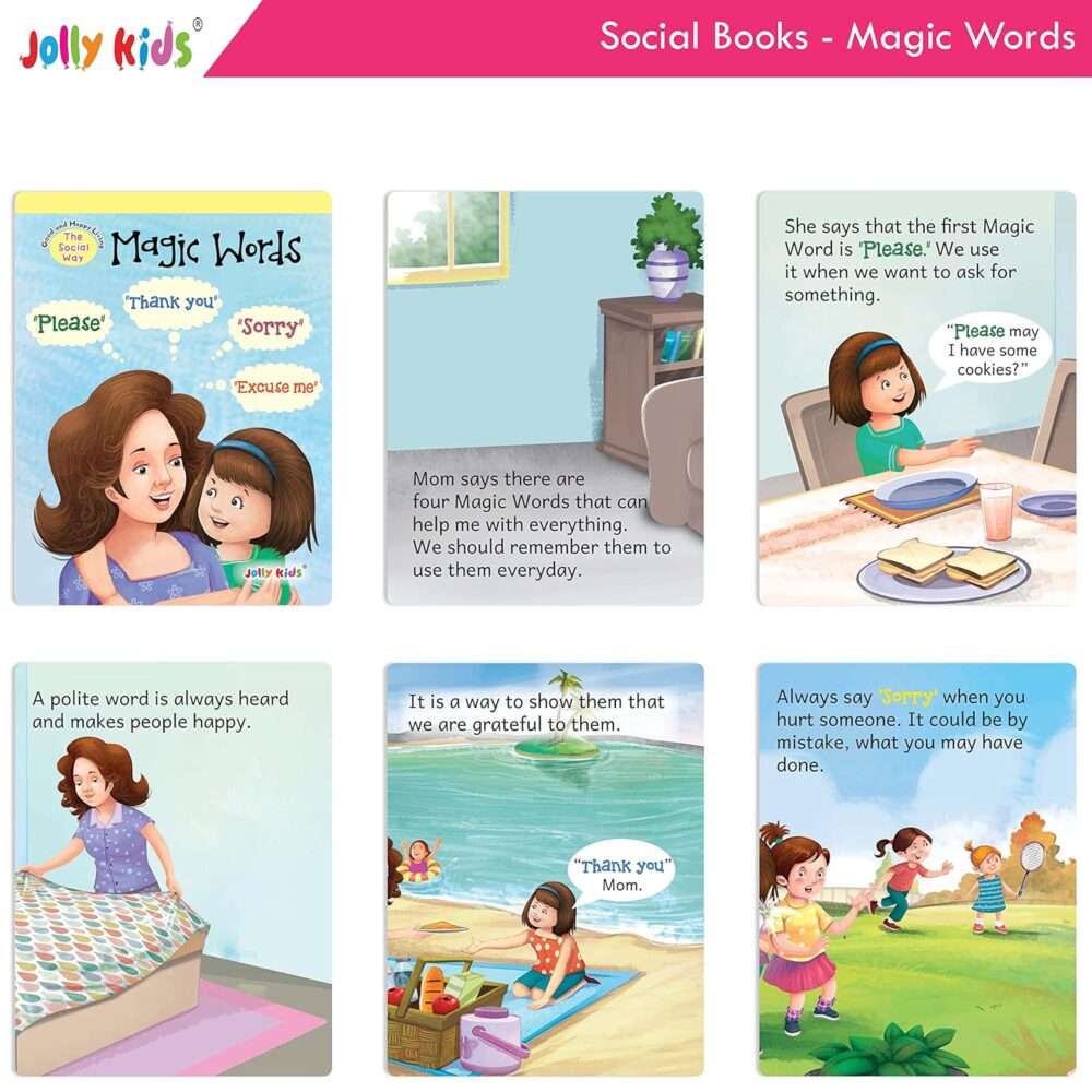 Jolly Kids - Good & Happy Living The Social Way Short Stories Books - Assorted - Image 5
