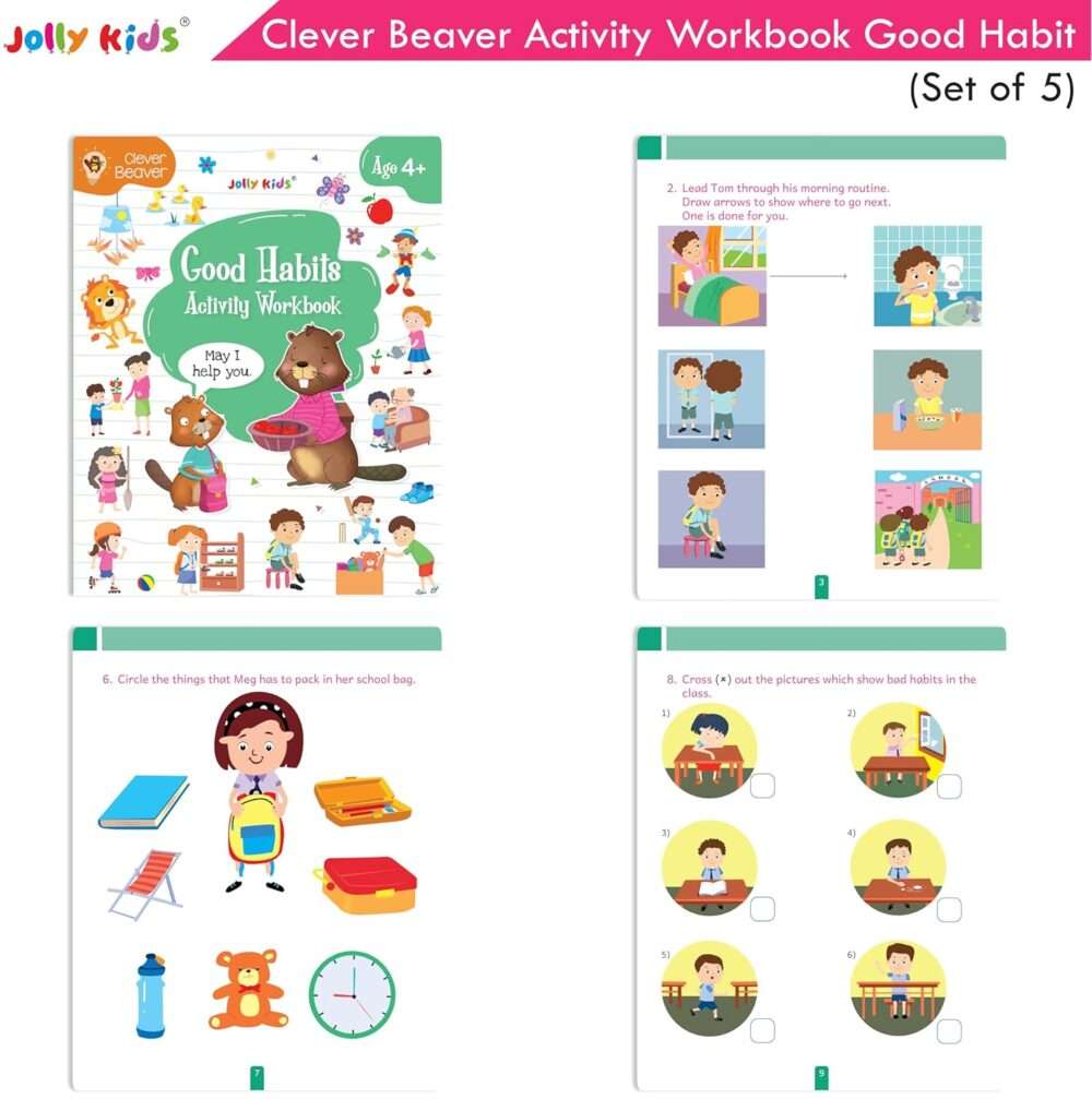 Jolly Kids - Clever Beaver Activities Workbooks - Ages 4+ - Image 5