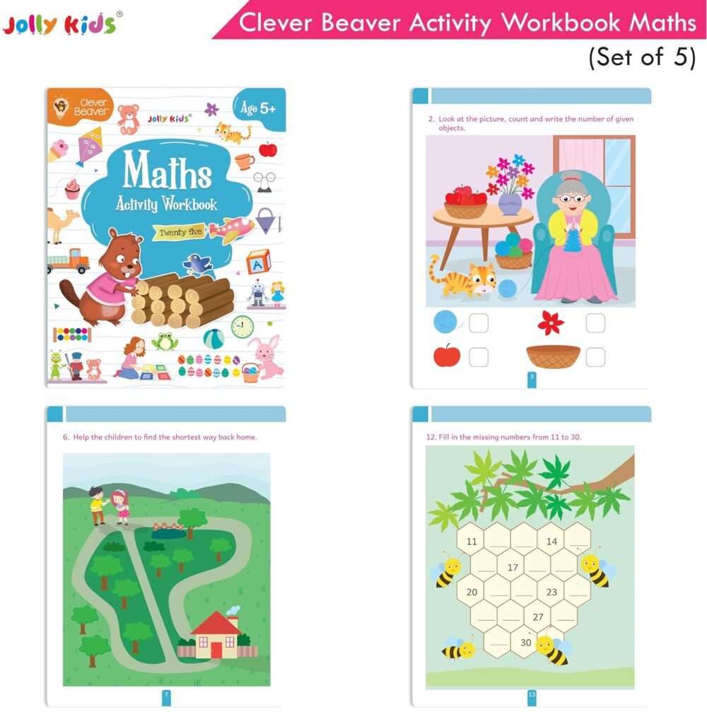Jolly Kids - Clever Beaver Early Learning Activities Workbooks - Ages 5+ - Image 5