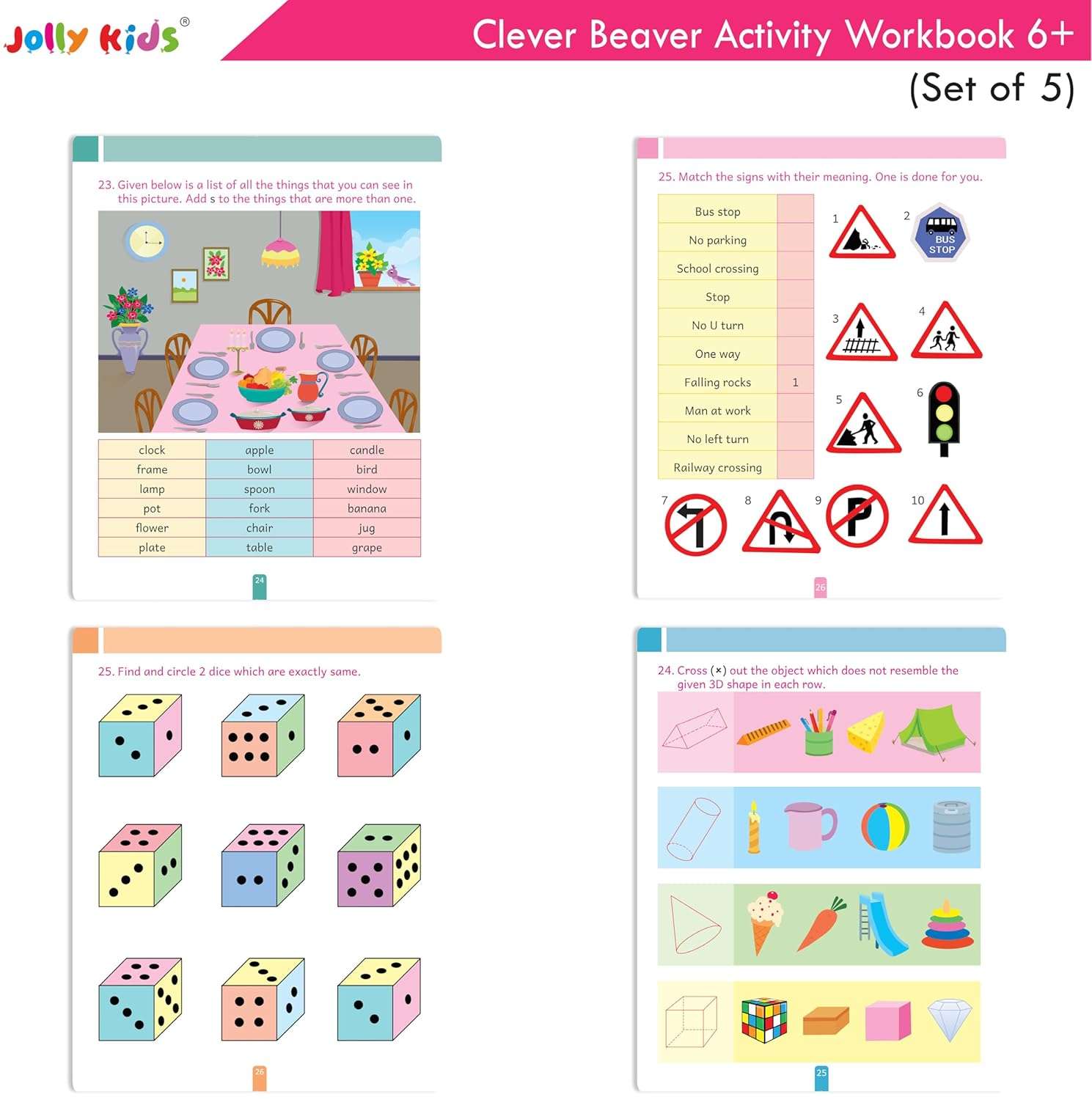 Jolly Kids - Clever Beaver Early Learning Activities Workbooks - Ages 6+ - Image 5