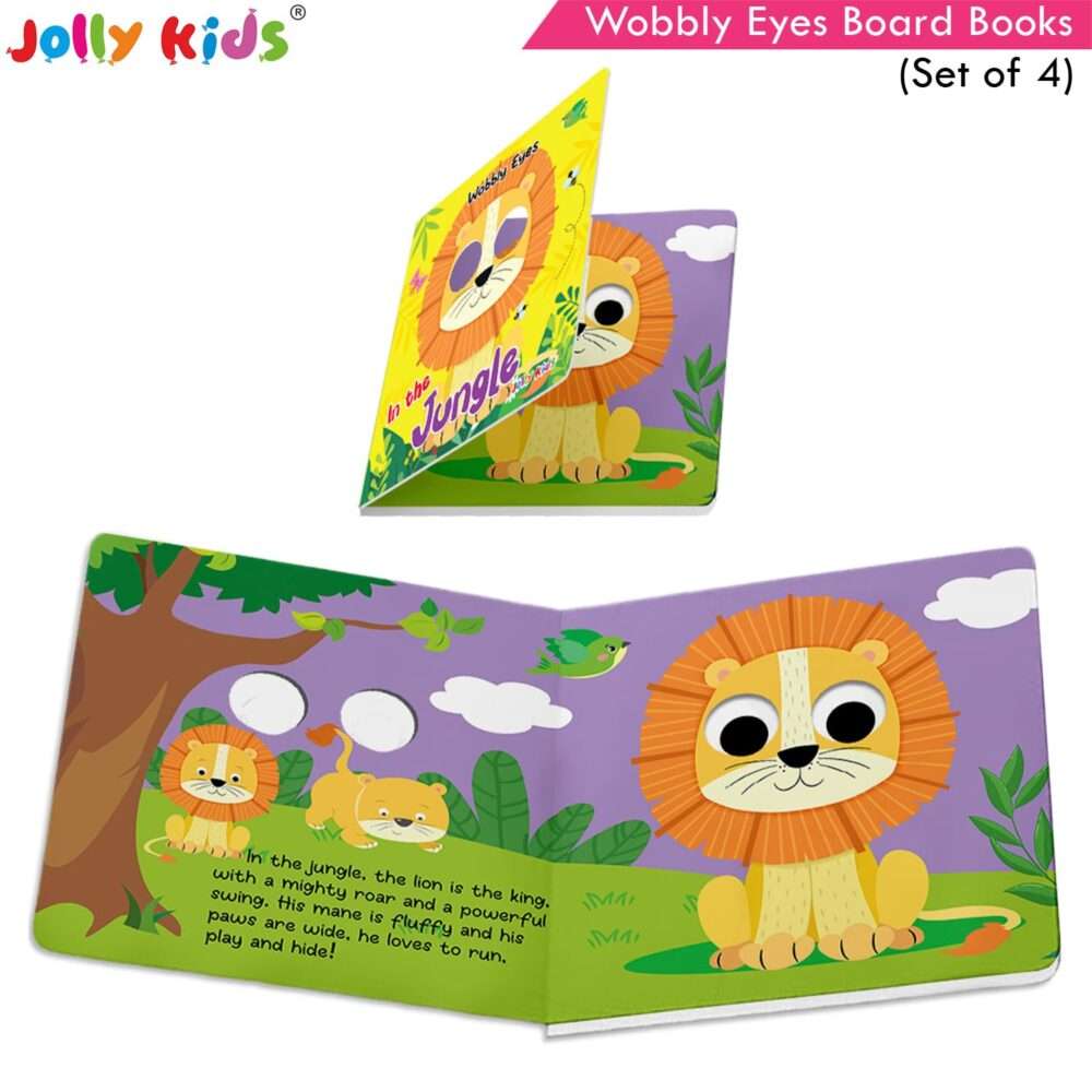 Jolly Kids - Wobbly Eyes Board Books - Assorted - Image 5