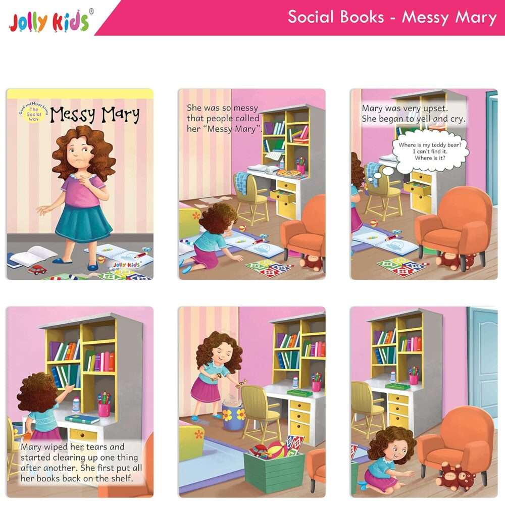 Jolly Kids - Good & Happy Living The Social Way Short Stories Books - Assorted - Image 6