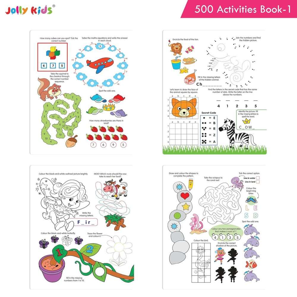Jolly Kids - 500 Activities - Book 1 - Image 6