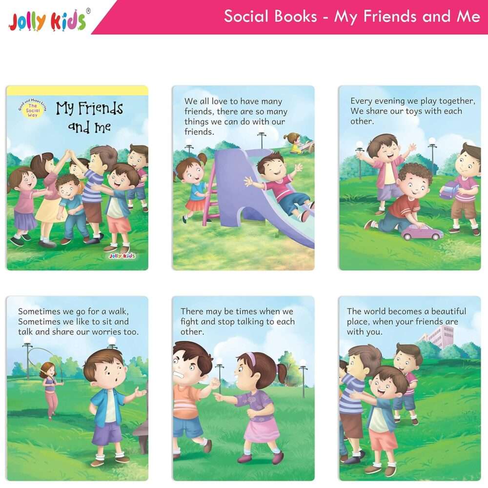 Jolly Kids - Good & Happy Living The Social Way Short Stories Books - Assorted - Image 7