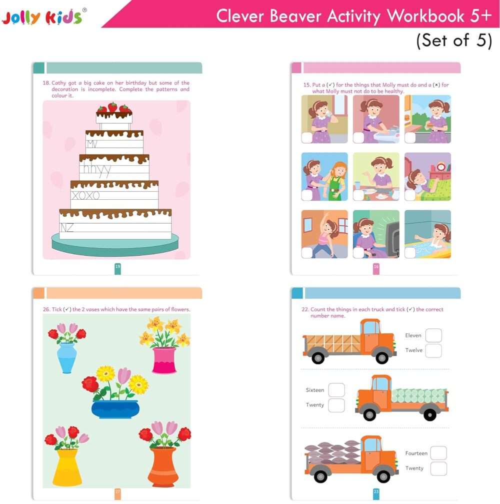 Jolly Kids - Clever Beaver Early Learning Activities Workbooks - Ages 5+ - Image 7