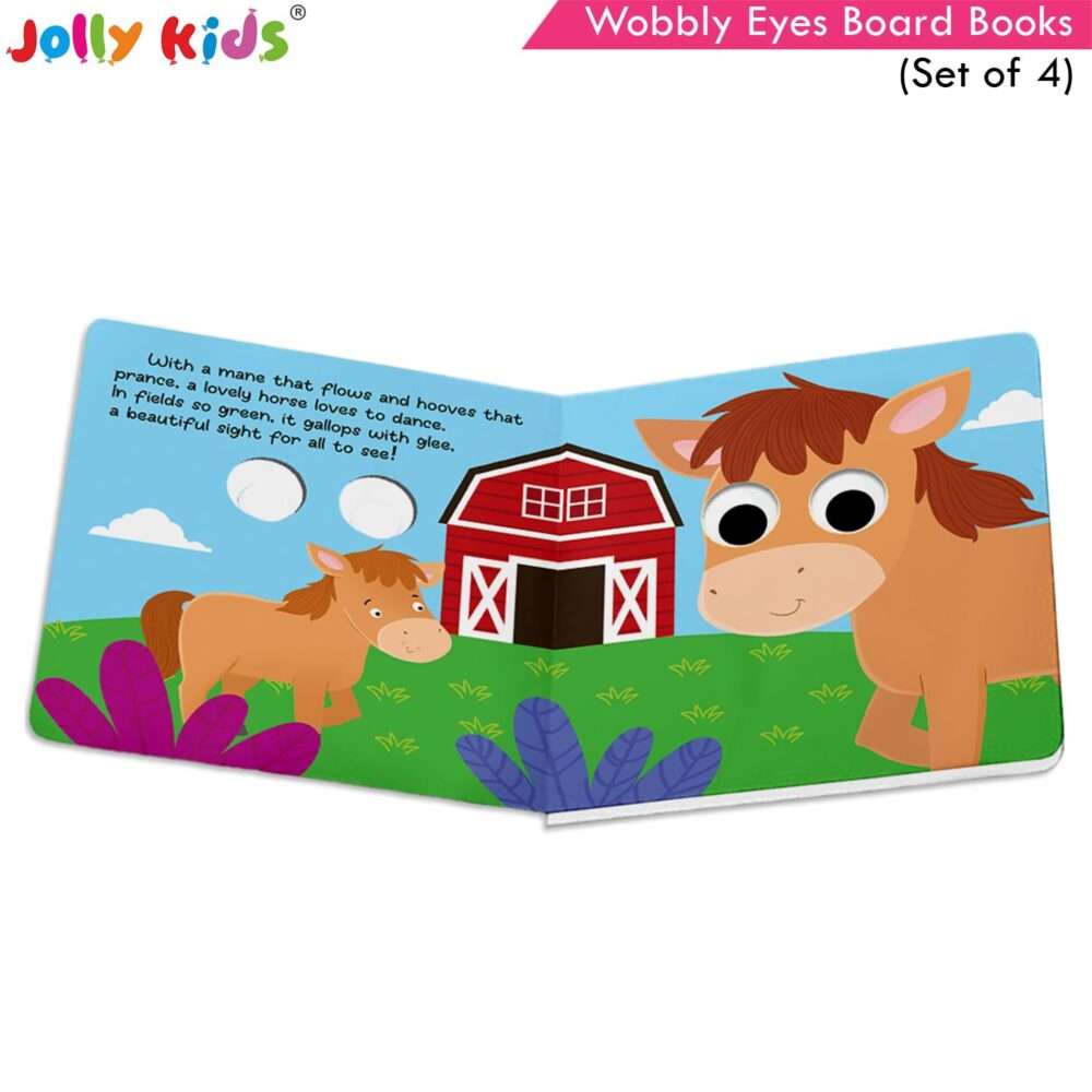 Jolly Kids - Wobbly Eyes Board Books - Assorted - Image 7