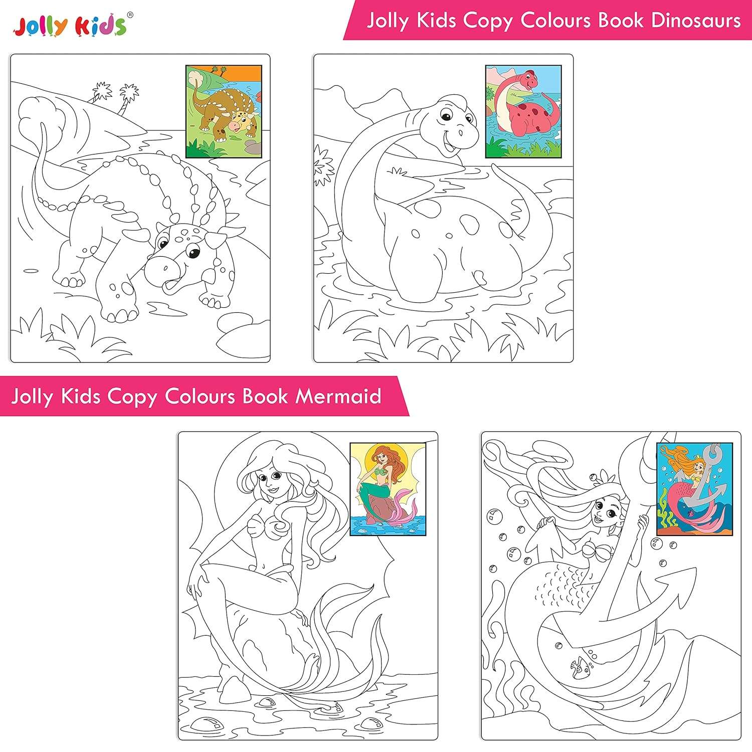 Jolly Kids - Copy Colour Theme Book - 32 Pages - Image 8