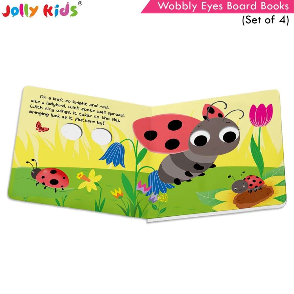 Jolly Kids - Wobbly Eyes Board Books - Assorted - Image 8