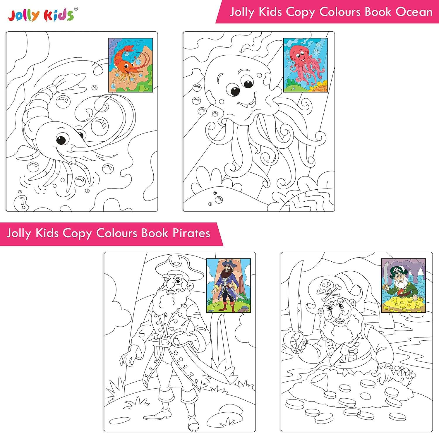 Jolly Kids - Copy Colour Theme Book - 32 Pages - Image 7