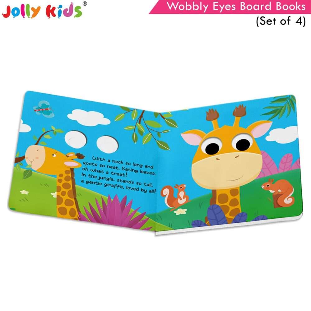 Jolly Kids - Wobbly Eyes Board Books - Assorted - Image 9