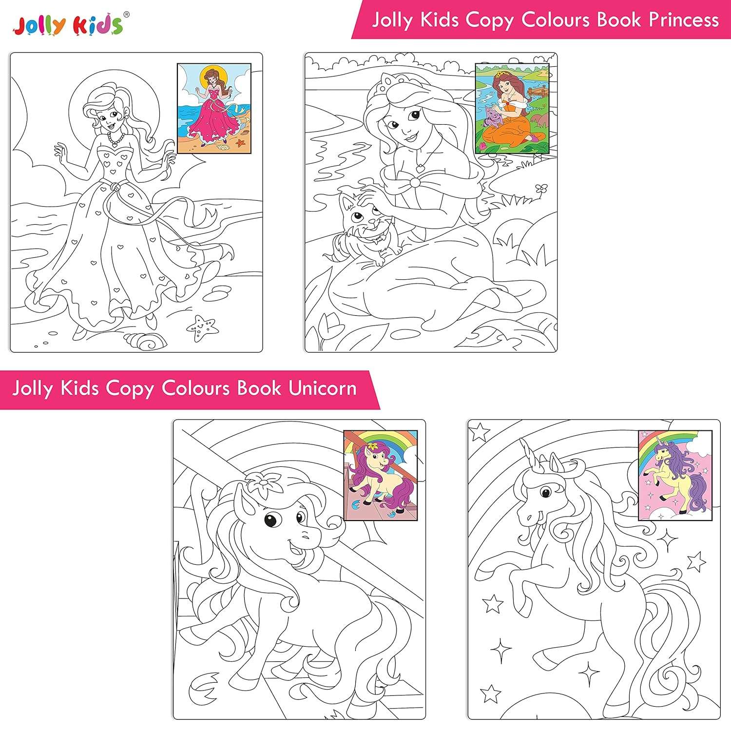 Jolly Kids - Copy Colour Theme Book - 32 Pages - Image 6