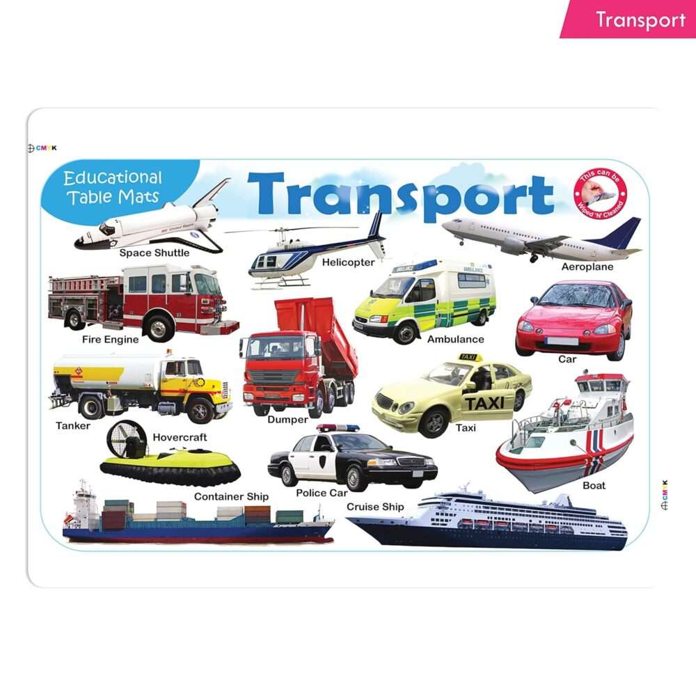 Jolly Kids - Picture Learning Educational Table Mat - Assorted - Image 9