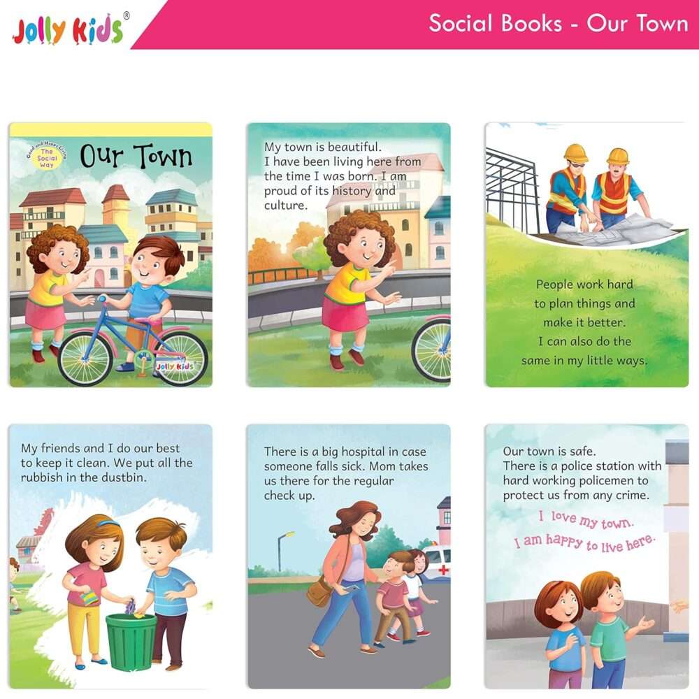 Jolly Kids - Good & Happy Living The Social Way Short Stories Books - Assorted - Image 9