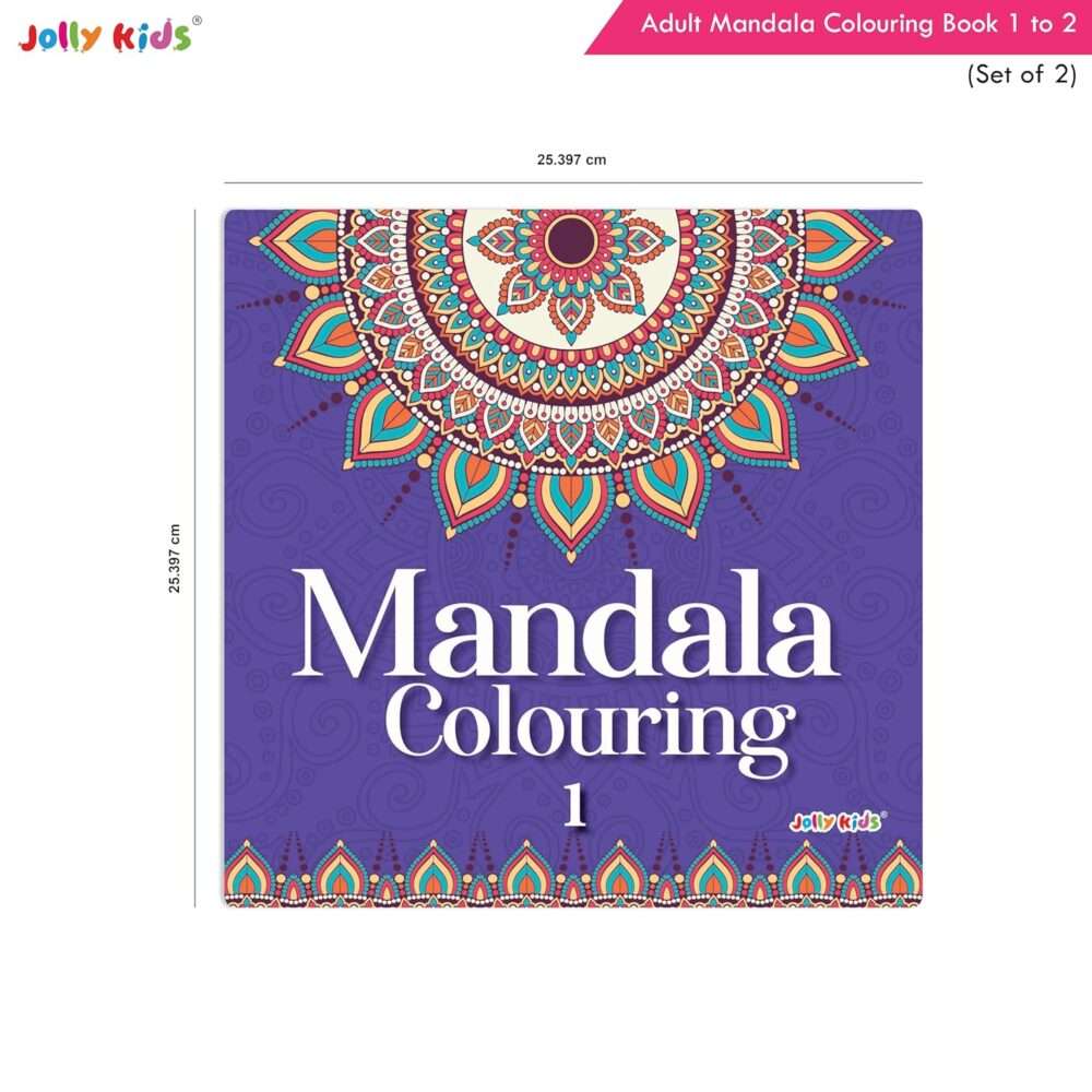 Jolly Kids - Adults Mandala Colouring Books - Assorted - Image 10