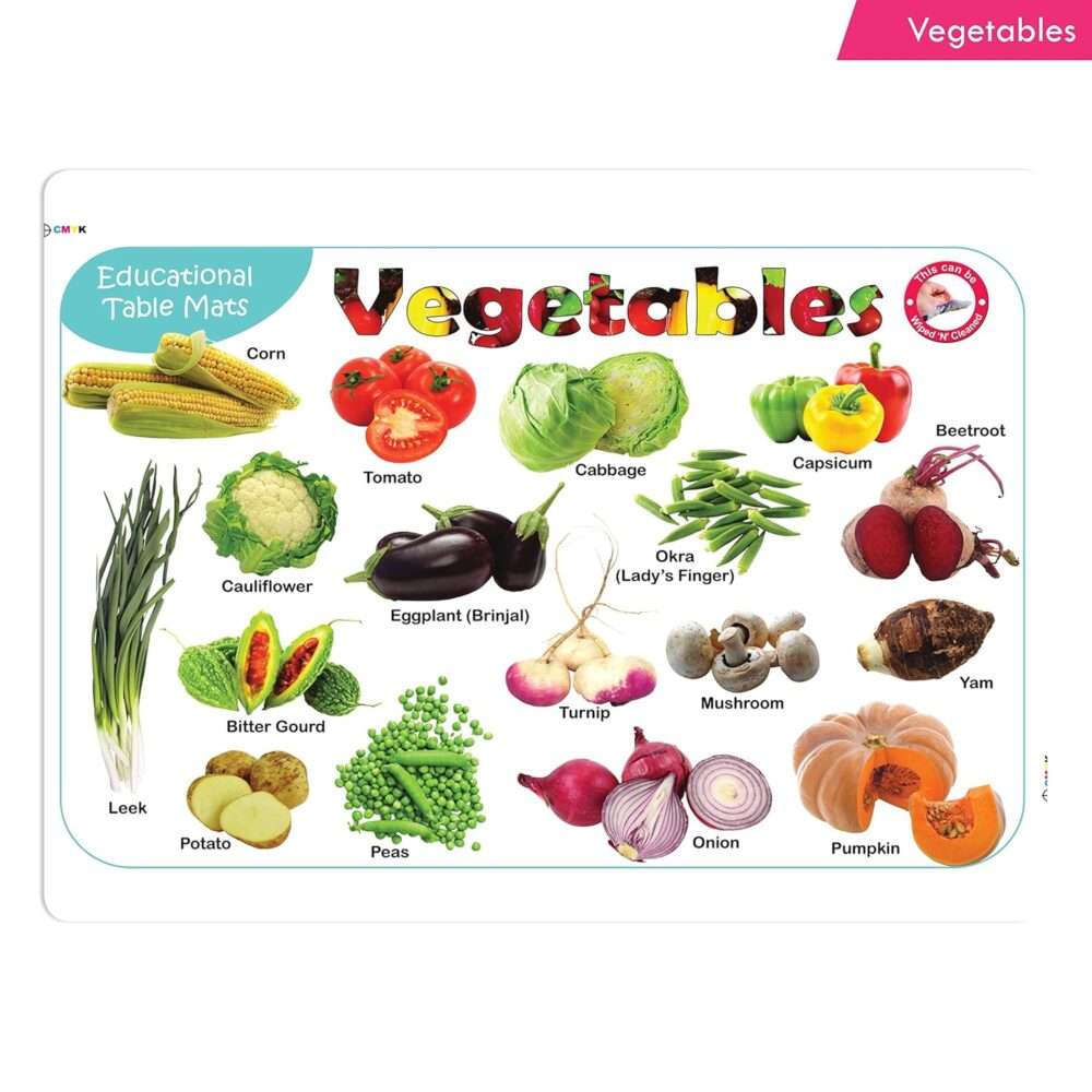 Jolly Kids - Picture Learning Educational Table Mat - Assorted - Image 10