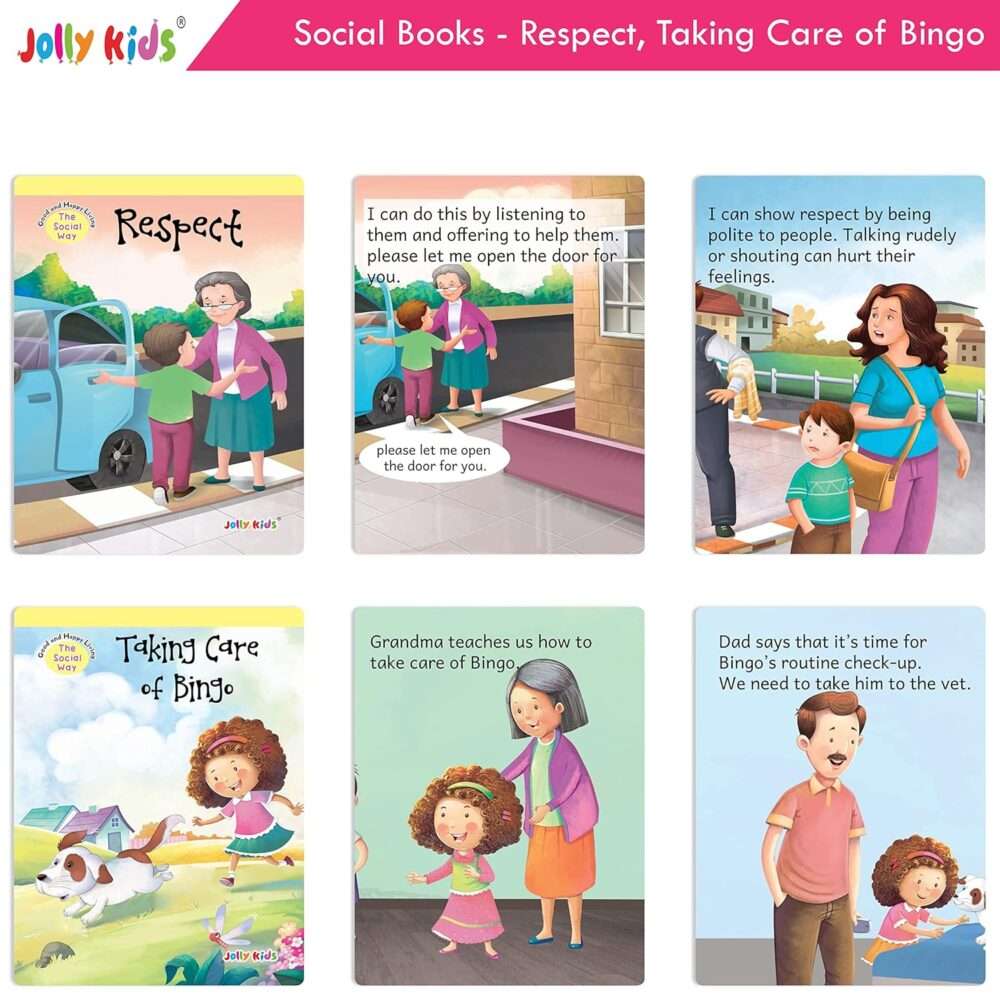 Jolly Kids - Good & Happy Living The Social Way Short Stories Books - Assorted - Image 10