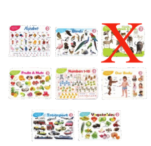 Jolly Kids - Picture Learning Educational Table Mat - Assorted