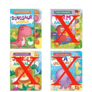 Jolly Kids - First Explorers Index Hardbound Board Book - Assorted