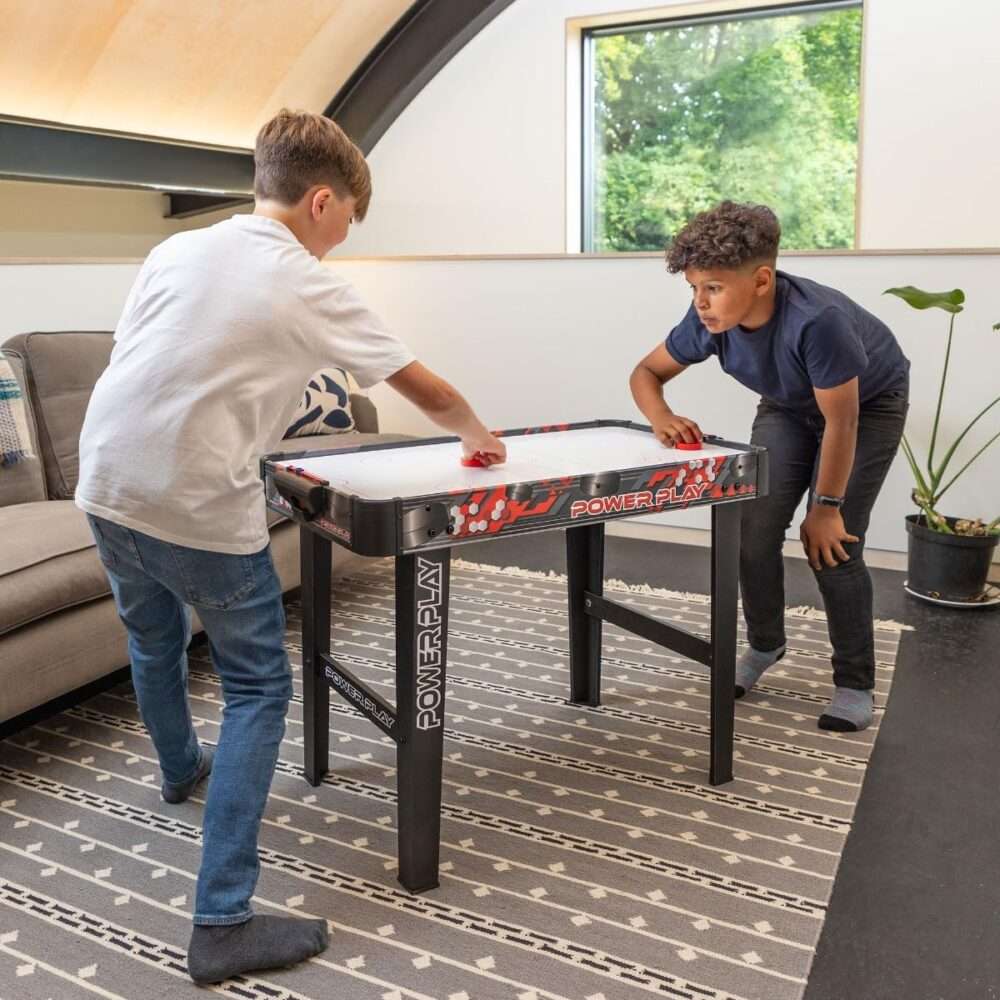 Power Play - 3ft Stand Up Air Hockey Table Game - Image 4