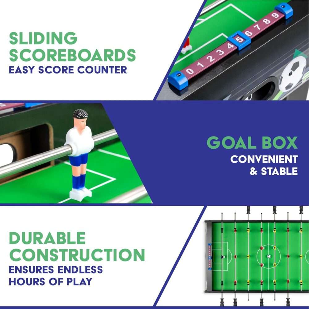 Power Play - 3ft Stand Up Football Games Table - Image 7