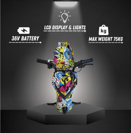 Electric Drifting Scooter - 36V With Bluetooth Music And Lights - Image 4